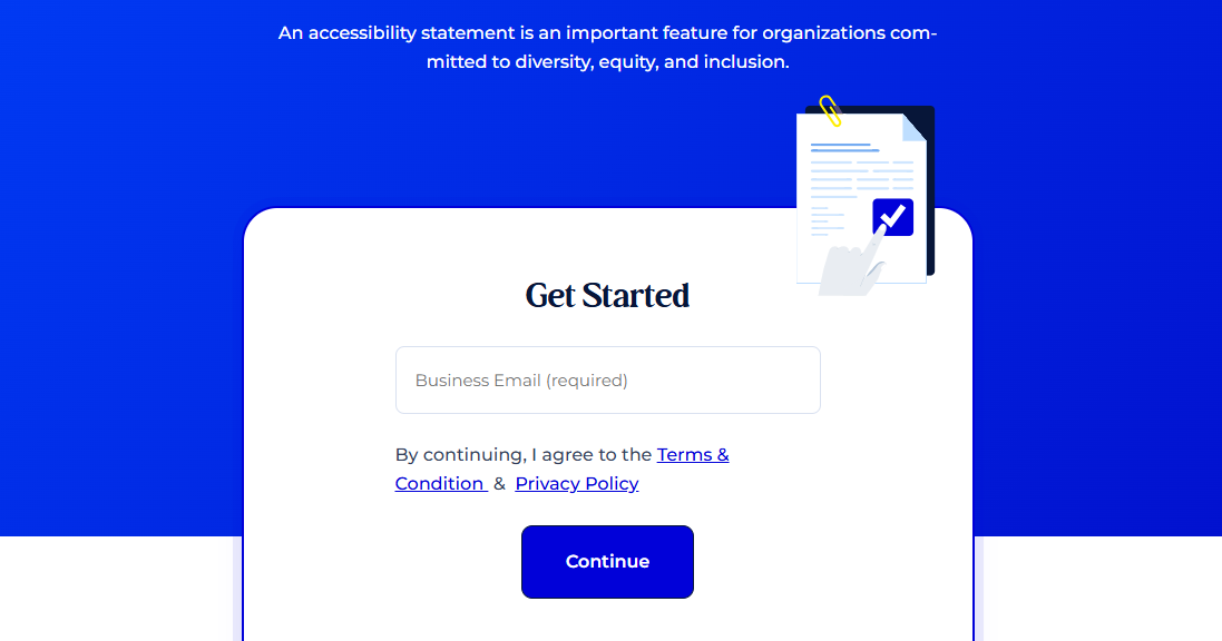 Accessibility Statement Generator