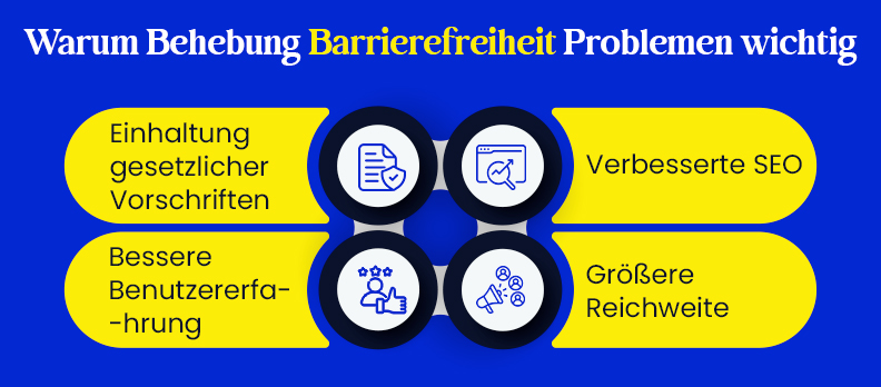 Warum Behebung Barrierefreiheit