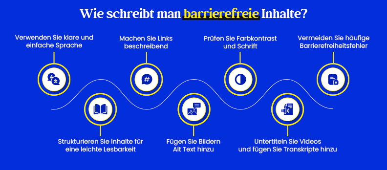 Wie schreibt man barrierefreie Inhalte? Wie schreibt man barrierefreie Inhalte?