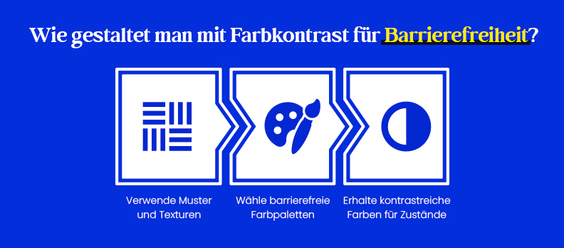 Wie gestaltet man mit Farbkontrast für Barrierefreiheit? Wie gestaltet man mit Farbkontrast für Barrierefreiheit?