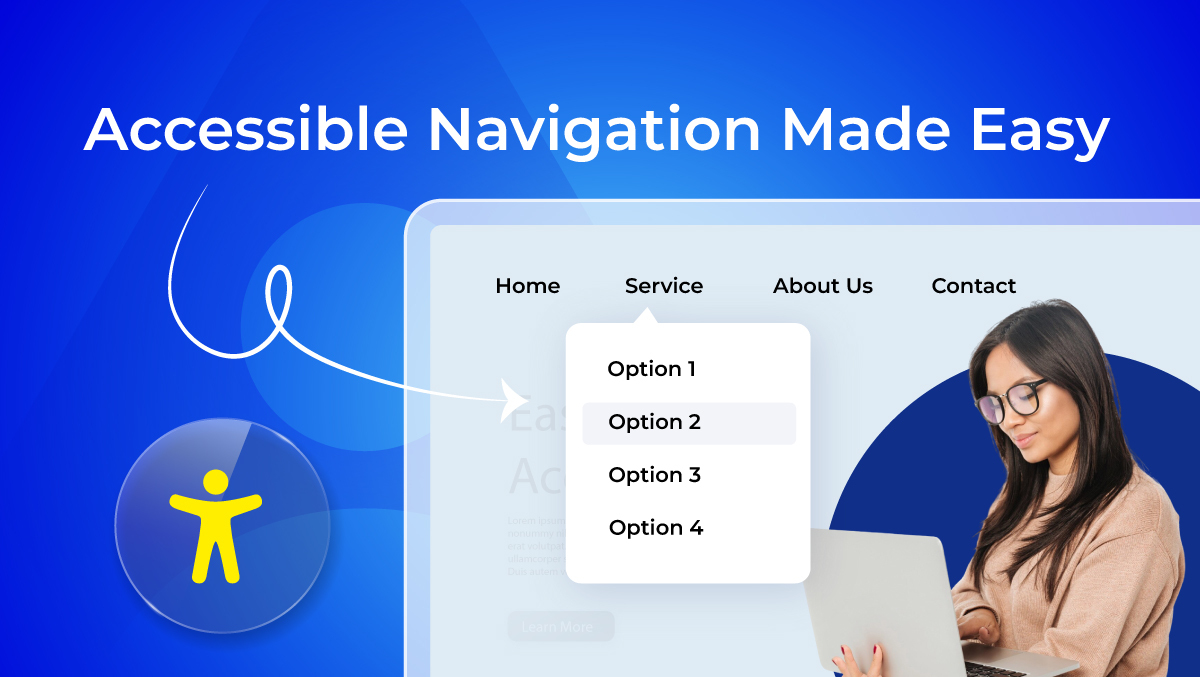 Barrierefreie Navigation leicht gemacht: Menüs, Links und Buttons, die für alle funktionieren Barrierefreie Navigation leicht gemacht: Menüs, Links und Buttons, die für alle funktionieren